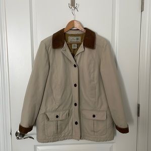 L.L. Bean quilted Barn Coat-Large
